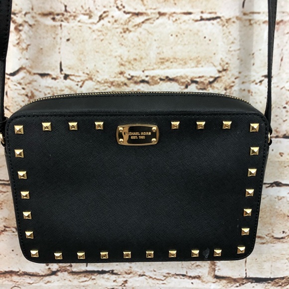 MICHAEL Michael Kors Handbags - Michael kors sandrine studded large crossbody new